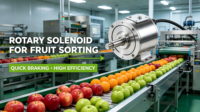 Solénoïde rotatif 45 °   Solénoïdes électroniques à rotation antihorloge DC24V pour machine textile
