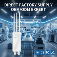 Punto de Acceso Inalámbrico Industrial CF-EW87 WiFi 7 BE3600 para Exteriores, Alta Potencia 3600Mbps, IP66 Impermeable, 3 Antenas, AP Inalámbrico M2M