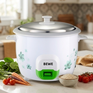 Autocuiseur de riz automatique 700W 1.8L à revêtement antiadhésif, cuisson rapide pour la cuisine, contrôle mécanique du minuterie, précision optimale, directement de l'usine - Product Image 5