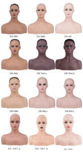 Africano americano mezzo corpo in PVC manichino Stand parrucca femminile Display con testa e Base - Product Image 6