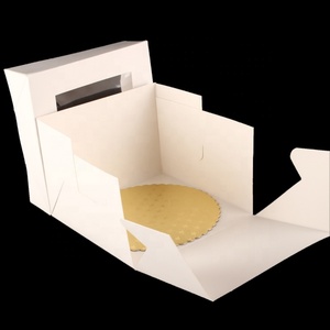 Wholesale White Packing <b>Box</b> Custom Cake <b>Box</b> with Separate Lid - Product Image 3