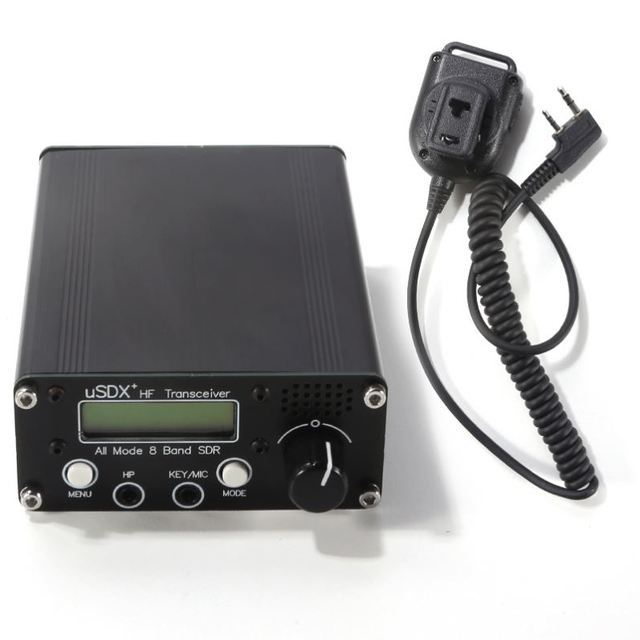 USDR USDX+ Plus V2 10/15/17/20/30/40/60/80m 8 Band SDR All Mode HF SSB QRP Transceiver