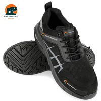Chaussures de sécurité Rocky Buffalo avec coussin d'air, semelle confortable, embout en acier, résistantes aux perforations
