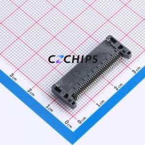 HSEC8-130-01-S-RA-TR Gold Finger Connector Connector 60P Horizontal Mount Copper Beryllium Gold - Product Image 2