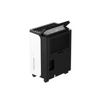 Déshumidificateur intelligent 6L à commande tactile, portable, pour la maison, avec roues et poignée de transport, couverture de 18 m²