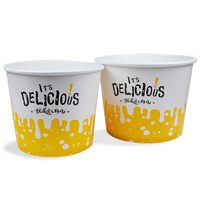 Gros Réutilisable Durable Pop Corn Baignoires Papier De Poulet Boîte de Pop-Corn Pour Soirée Cinéma Thème Partie Théâtre Carnavals Des Collectes de Fonds