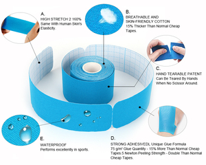 Kintape pour traiter l'inflammation non bactérienne affecte davantage le corps avec des exercices de douleur au bas du dos Utilisation FACILE par le - Product Image 6