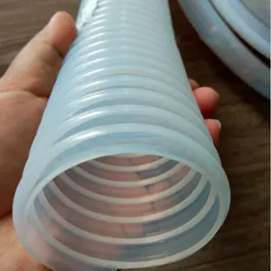 विभिन्न आकारों में PTFE नली प्लास्टिक नालीदार पाइप