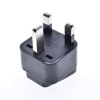 Adaptateur de voyage britannique pour prise TYPE G avec prises électriques au Royaume-Uni, à Hong Kong, en Irlande, en Grande-Bretagne et en Écosse