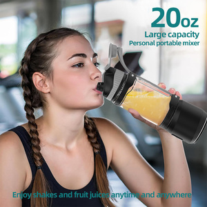 Batidora de Mano Recargable USB de 700 ml, Portátil, Trituradora de Hielo, 6 Cuchillas, Recipiente Libre de BPA, para el Hogar y el Gimnasio - Product Image 2