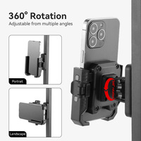 Support magnétique pour téléphone N52, rotation à 360°, double attraction, pour la salle de sport, le vélo, cadre métallique, support universel pour téléphone portable