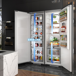 Trực tiếp đến cửa tủ lạnh biến tần làm mát không khí đầy đủ không có sương giá tùy chỉnh tích hợp siêu mỏng công suất lớn hộ gia đình - Product Image 3