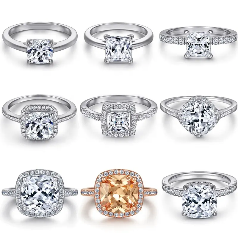 ADODO jewelry regalo personalizzato Luxury Anillo De Acero Man'S Womens Silver Rings Jewelry 18K Crystal Diamond 14K Gold Plated Ring
