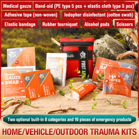 Kit de survie pour appareils de premiers soins tactiques Just Go pour le camping, la randonnée et le sac SOS d'urgence en plein air
