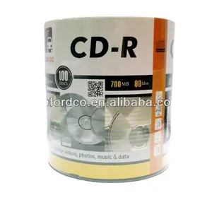 Cd branco 52x de alta qualidade, 700mb 80min 52x