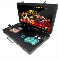 Machine de jeu d'arcade portable de 24 pouces, console à joystick pour 2 joueurs, armoire pliable pour un usage domestique ou commercial