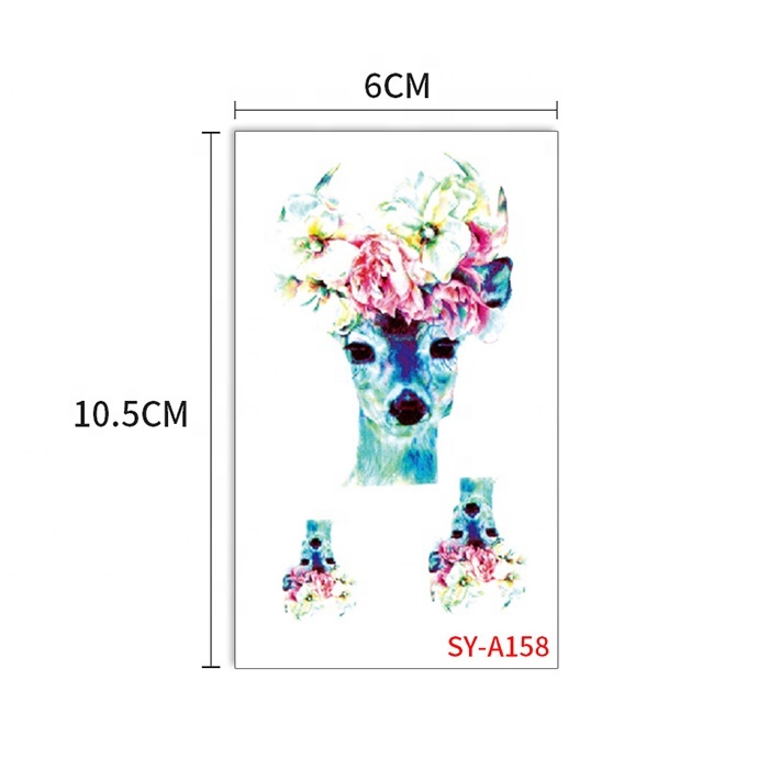 Customized Colorful Stickers Waterproof Temporary Tattoo