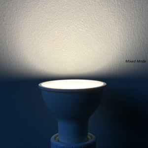 Cải tiến <span class=keywords><strong>GU10</strong></span> 5W toàn phổ chống chói bóng đèn ngày đêm sinh học hổ phách thư giãn ánh sáng nhấp nháy nhôm miễn phí hiện đại IP44 - Product Image 5