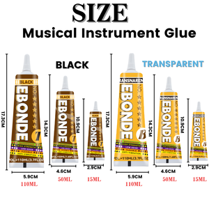 Colle de réparation universelle OEM 50ML pour instruments, anti-vibration, pour <span class=keywords><strong>guitare</strong></span>, violon, batterie, trompette, haut-parleur, adhésif flexible et puissant - Product Image 2