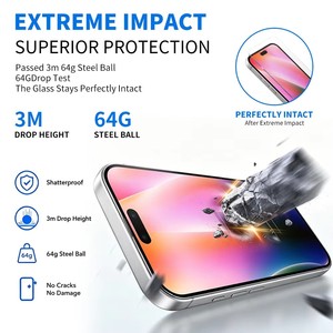 ฟิล์มกันรอยกระจกนิรภัย KK9 คุณภาพสูง ป้องกันการแตก สำหรับ iPhone 18 Pro Max ผลิตตามสั่งจากโรงงาน - Product Image 2