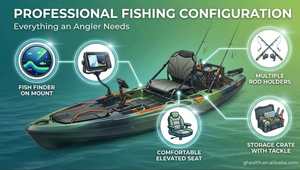 Nouveau design 2026 GHealth Prix usine Pédalo gonflable monoplace certifié CE FCC Portable et pliable pour la <span class=keywords><strong>pêche</strong></span> - Product Image 6