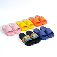 Sandales plates personnalisables à bout ouvert Pantoufles de chambre à coucher pour hommes et femmes Chaussures à bulles d'air à personnaliser