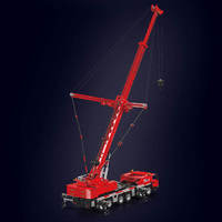 Moule roi 17065 4566 pièces ingénierie série RC GMK grue bloc de construction modèle technique jouets éducatifs Festival cadeau