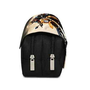 Estuche de tela con diseño de motocicleta, estuche de tela con doble tapa, el mejor regalo para niños y niñas, estuche para lápices 3D, uso escolar y de oficina, modelo para niños WKA14 - Product Image 3