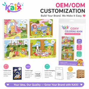 Libro da Colorare KAIX con Effetto di Colorazione Morbida, 24 Fogli di Grande Formato, Pagine con Scene Calde, Libro da Disegno per Regalo Familiare, Confezioni per la Vendita al Dettaglio - Product Image 3