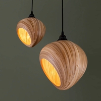 Abat-jour de plafond en rotin tressé naturel unique, traditionnel, écologique, économe en énergie, luminaires suspendus décoratifs en rotin
