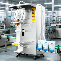 Machine d'emballage de liquides purs entièrement automatique à haute efficacité pour le remplissage, la fermeture et la fabrication de sachets d'eau/jus