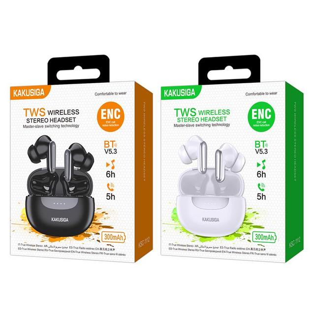 KAKUSIGA Sport Wireless Tws True Stereo Earbuds Headset Wireless Pro Tws in Ear Earphone