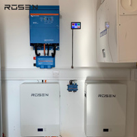 Système d'énergie solaire Lux Power 10KW Système d'énergie solaire de réseau américain de secours par batterie au lithium Système PV complet