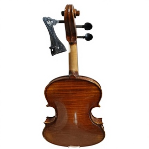Violon d'étude en bois massif, finition flamme tigre, <span class=keywords><strong>12</strong></span> pouces, couleur bois naturel, côtés en érable, en promotion - Product Image 1