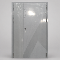   Porte coupe-feu en acier galvanisé homologuée, ensemble complet pour hôtels, supermarchés, design moderne, Nord