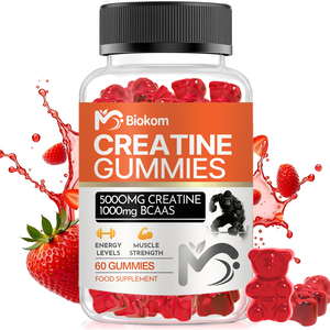 Integratore Pre-<span class=keywords><strong>Allenamento</strong></span> OEM con Etichetta Privata, Creatina Monoidrato in Gommose 5g, Gusto Halal, Integratori di Creatina per Donne e Uomini - Product Image 1