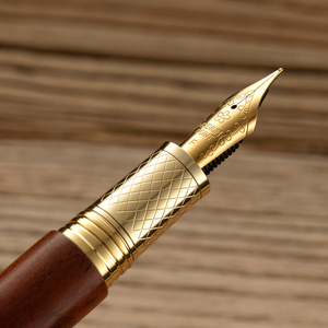Penne Stilografiche in Legno Naturale con Punta in Iridio da 0,5mm per Calligrafia Professionale - Product Image 4