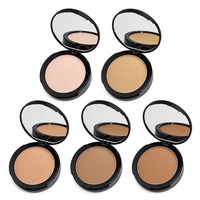Poudre Fixante Compacte pour le Visage Haute Qualité FPS 50 Végane Résistante à l'Eau Anti-Brillance Maquillage Scintillant Marque Privée