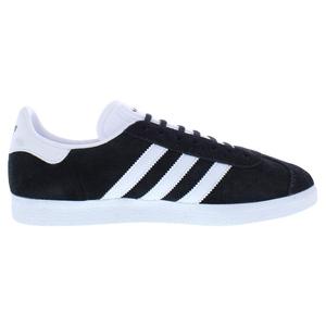 รองเท้า Adidas Gazelle Suede สำหรับผู้ชาย สีดำ ขาว ทองเมทัลลิก สไตล์บาสเก็ตบอล - Product Image 2