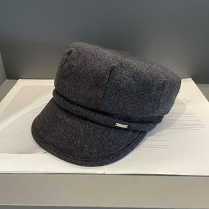Octagonal Hat Women Cotton <b>Coffee</b> Gray Khaki Fall 2025 Newsboy Cap Fashionable Autumn Wear - Product Image 2