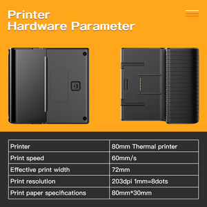 ANCEL Dụng Cụ Quét Xe Hơi Diesel HD001 Máy In Máy Quét OBD2 Xe Tải 12V 24V Báo Cáo Chẩn Đoán In Nhanh Cho HD3100 HD3200 - Product Image 5