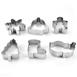 6 pezzi David Star Biscotto Torta Set di stampo personalizzato Cooky in acciaio inossidabile formina per <span class=keywords><strong>biscotti</strong></span> fondente per matrimonio di <span class=keywords><strong>Pasqua</strong></span> - Product Image 1