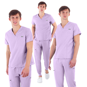 2025 haute qualité hôpital Anti-rides uniforme ensembles taille gommages médicaux costumes médecin infirmière travail gommage uniforme - Product Image 1