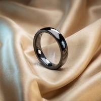 Bague intelligente NFC en céramique brillante de 5 mm, Ntag 216 et base de bague vierge, lot de 2, étanche, vente en gros, approvisionnement en vrac direct usine