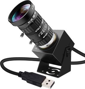 เว็บแคม USB 12MP 4K 1080P 120fps กล้องความเร็วสูง ซูมแบบแมนนวล 10 เท่า (5-50 มม. CS-Mount) ถ่ายภาพระยะใกล้, เว็บแคม UVC สำหรับพีซีแบบเสียบใช้งานได้ทันที - Product Image 1