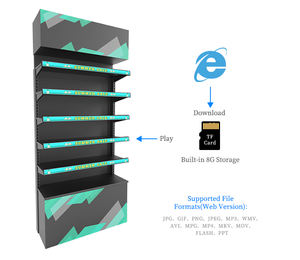 34/36 di segnaletica digitale a striscia ultrasottile. 2/36.8 pollici Display LCD montato a parete per i menu dei supermercati e la promozione del negozio - Product Image 6
