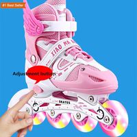 Patins à roulettes professionnels Istaride pour enfants, durables, légers, imperméables, en alliage d'aluminium, roulements ABEC-9, toutes saisons