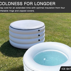 <b>Inflatable</b> Ice Bathtub Portable PVC Folding Fitness Ice <b>Bath</b> Recovery Cold Plunge Tub for Athletes - Product Image 3