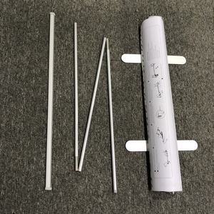 Cuộn lên biểu ngữ đứng hiển thị cho quảng cáo sử dụng nhôm loại kích thước tiêu chuẩn 80x200 85x200 công cụ miễn phí lắp ráp - Product Image 3