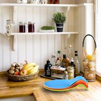 Support de fourchette et de cuillère de service en silicone personnalisé pour la cuisine, moderne, écologique, durable, sans BPA, avec logo personnalisé